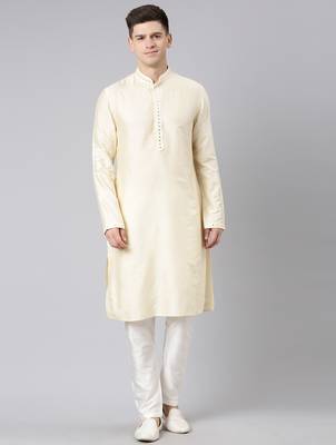Beige embroidery kurtas 2