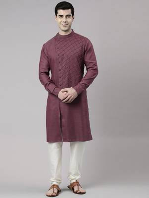 Wine angrakha kurtas 1
