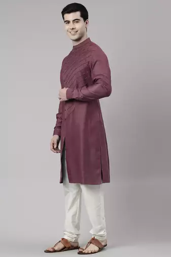 Wine angrakha kurtas