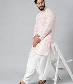 Baby pink gota embroidery kurtas