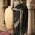 Black banarasi silk blend wedding wear saree