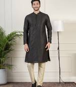 Black sequin kurtas