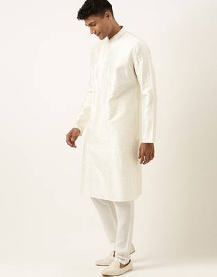 White sequin kurtas 3