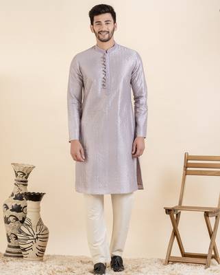 Lavender sequin kurtas 1