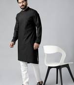 Black pintux kurtas