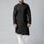 Black pintux kurtas