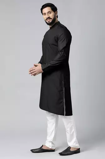 Black pintux kurtas