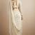 white Georgette sequin saree With Blouse Set