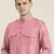 Old rose cotton short pathani