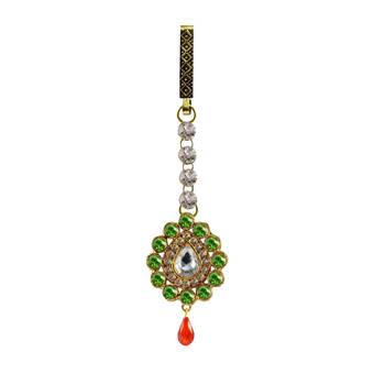 Satka Gold Platted Multicolor Color Stone 1