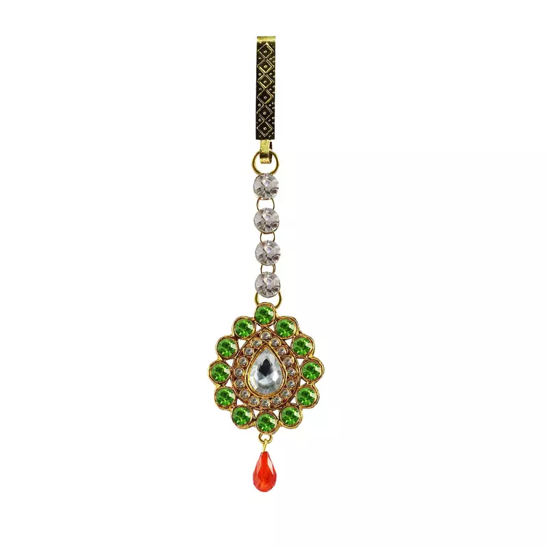 Satka Gold Platted Multicolor Color Stone