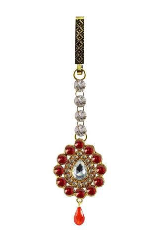 Satka Gold Platted Multicolor Color Stone