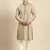 Beige cotton dori embroidered kurtas