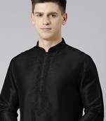 Black embroidered kurtas
