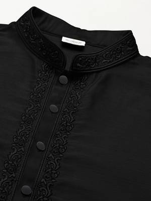 Black embroidered kurtas 3
