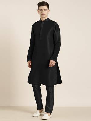 Black embroidered kurtas 3