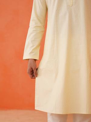 Lemon cotton kurtas 4