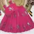 Kids Rani Pink New south Indian traditional pattu pavadai Jacquard Lehenga choli for girls dress