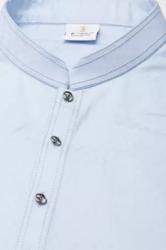 Sky blue asymmetrical kurtas