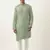 Light green asymmetrical cotton kurtas