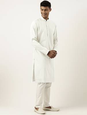 Off white cotton kurtas 3