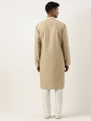 Beige cotton kurtas 2