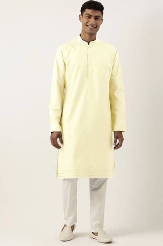 Yellow  cotton kurtas