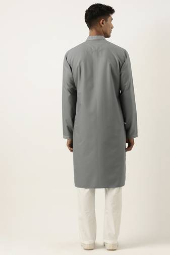 Grey cotton kurtas