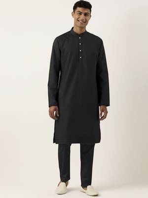 Black cotton kurtas 1