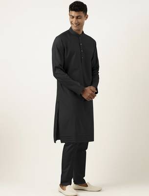 Black cotton kurtas 3