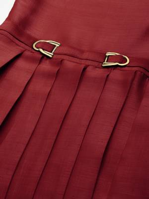 Maroon drape kurtas 4