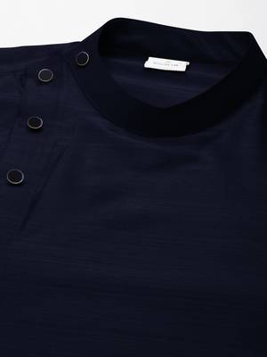 Navy blue drape kurtas 1