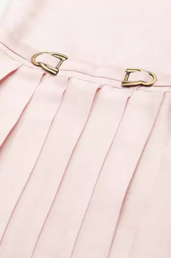 Light pink drape kurtas
