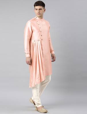 Dark pink drape kurtas 3