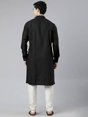 Black angrakha kurtas 2