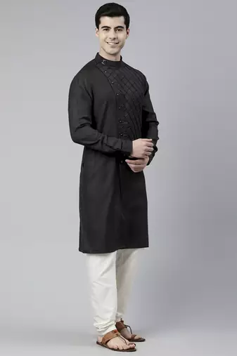 Black angrakha kurtas