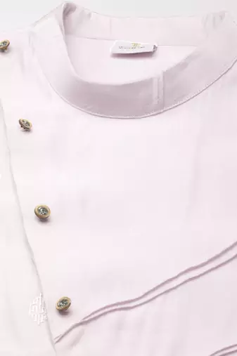 Lavender open layered kurtas