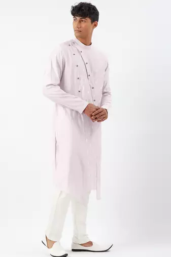 Lavender open layered kurtas