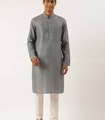 Grey stitchline kurtas