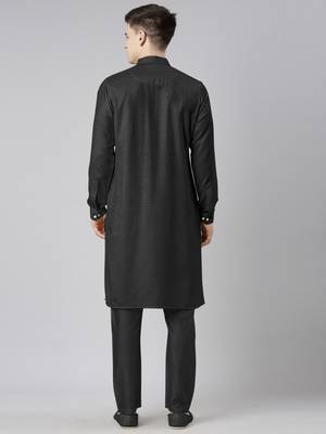 Black pathani kurtas 4