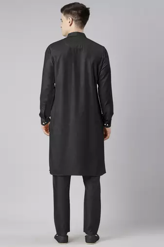 Black pathani kurtas
