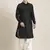 Black cotton pathani with salwar