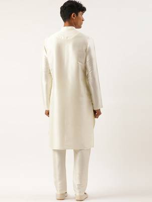 Cream embroidered kurtas 4