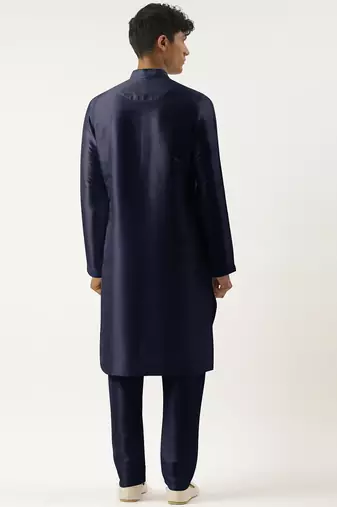 Blue embroidered kurtas