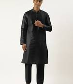Black embroidered kurtas