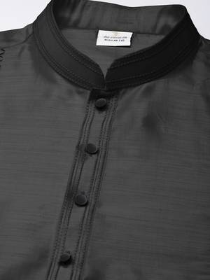 Black embroidered kurtas 2