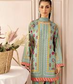  Emerald digital print Crepe Co-ords Set