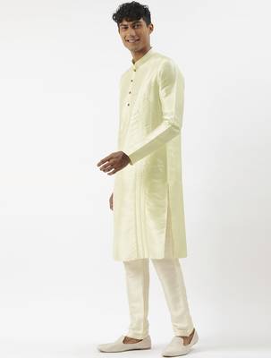 Light green embroidered kurtas 3