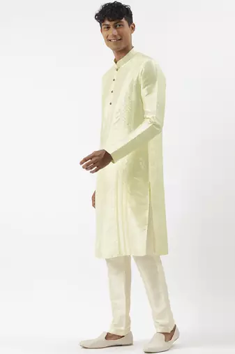Light green embroidered kurtas