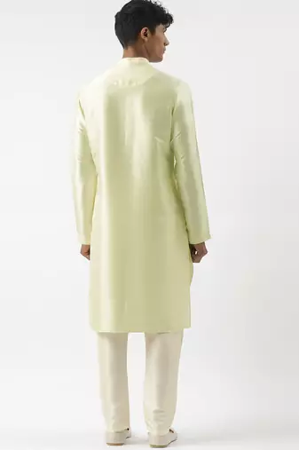 Light green embroidered kurtas